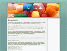Tablet Screenshot of benzonatate.org